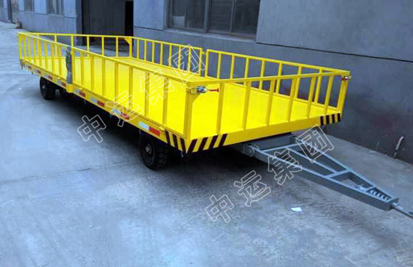 3t帶護欄平板拖車