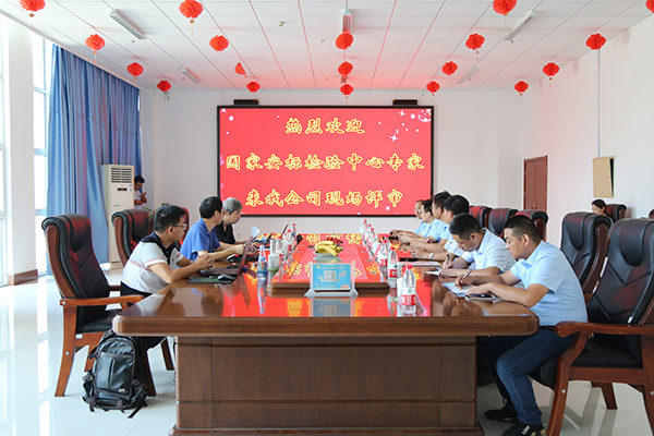 熱烈歡迎國家安標檢驗中心專家組蒞臨集團現(xiàn)場評審